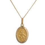 9ct Gold Saint Christopher Pendant