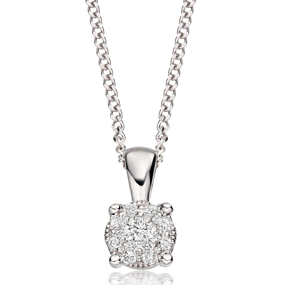 White Gold And Diamond Blossom Négligé Necklace Available For