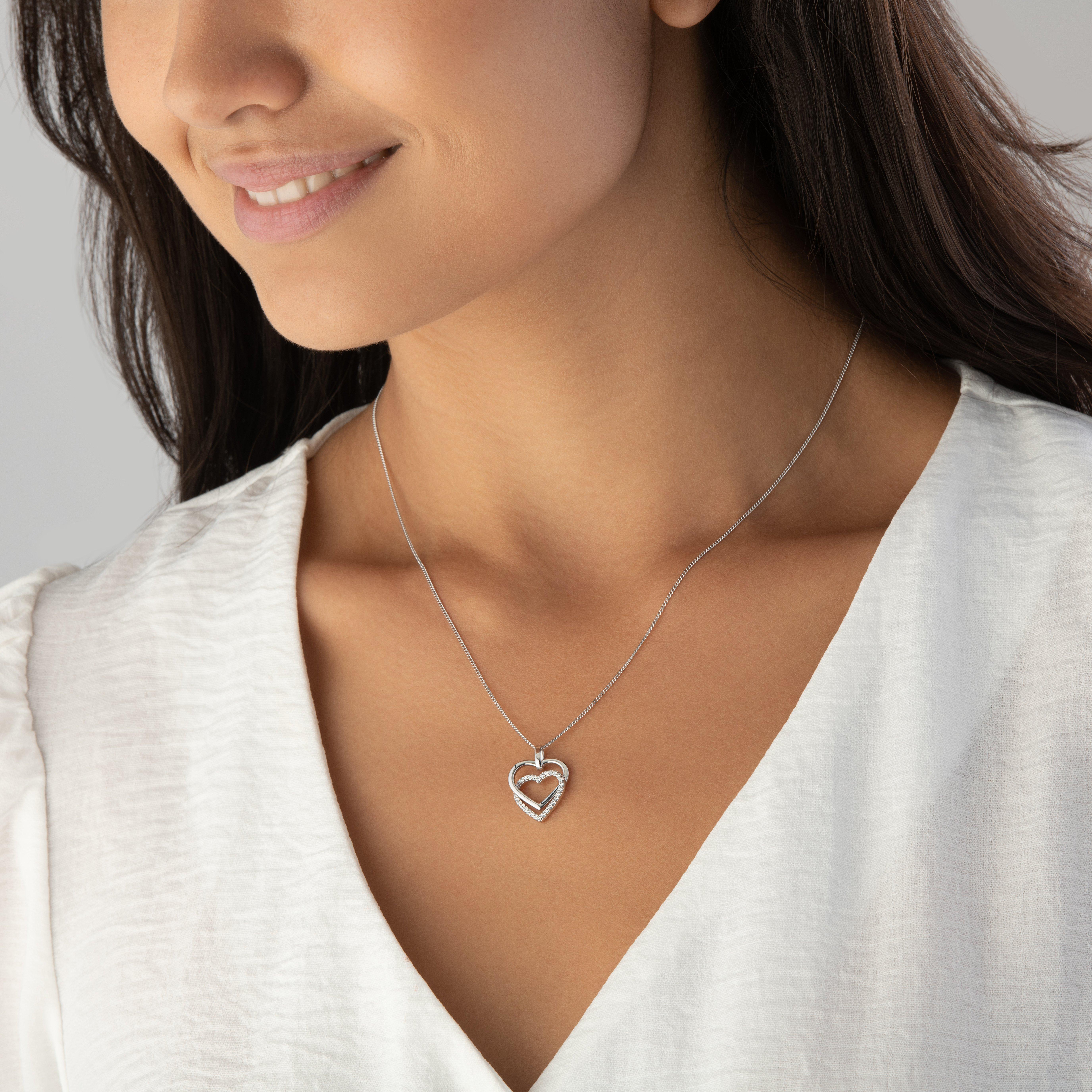 Beaverbrooks on sale heart necklace