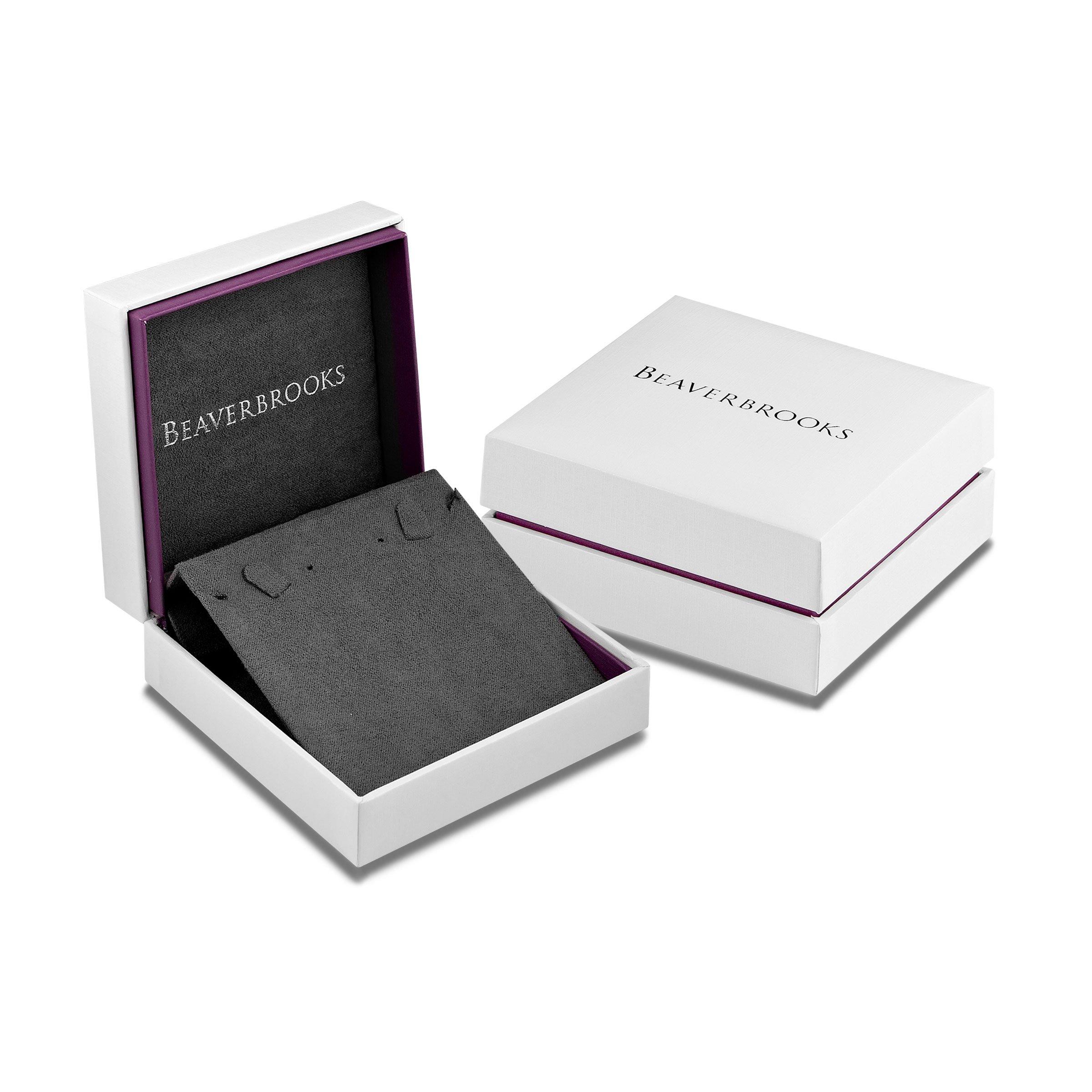 Beaverbrooks 9ct White Gold 1.50ct Oval Lab Grown Diamond Pendant ...