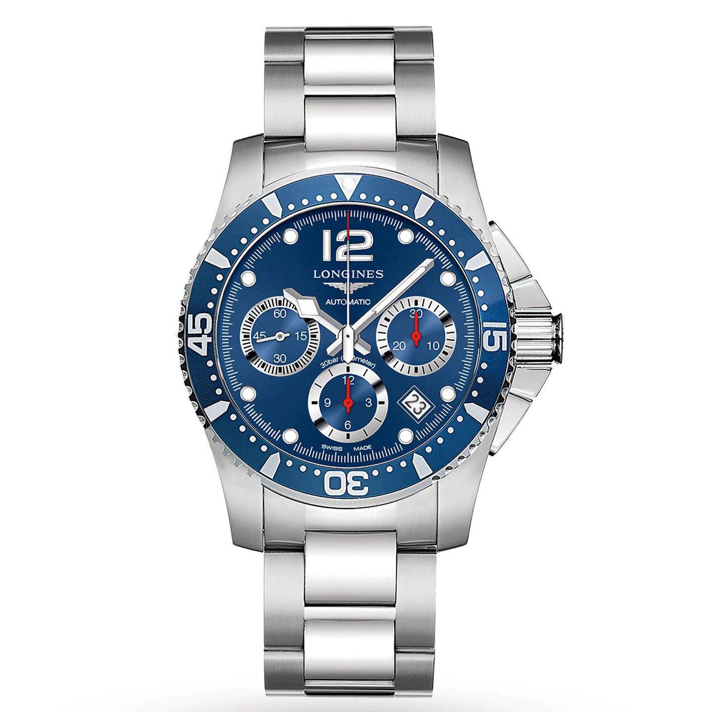 Longines HydroConquest Chronograph Men s Watch L37444966 Blue