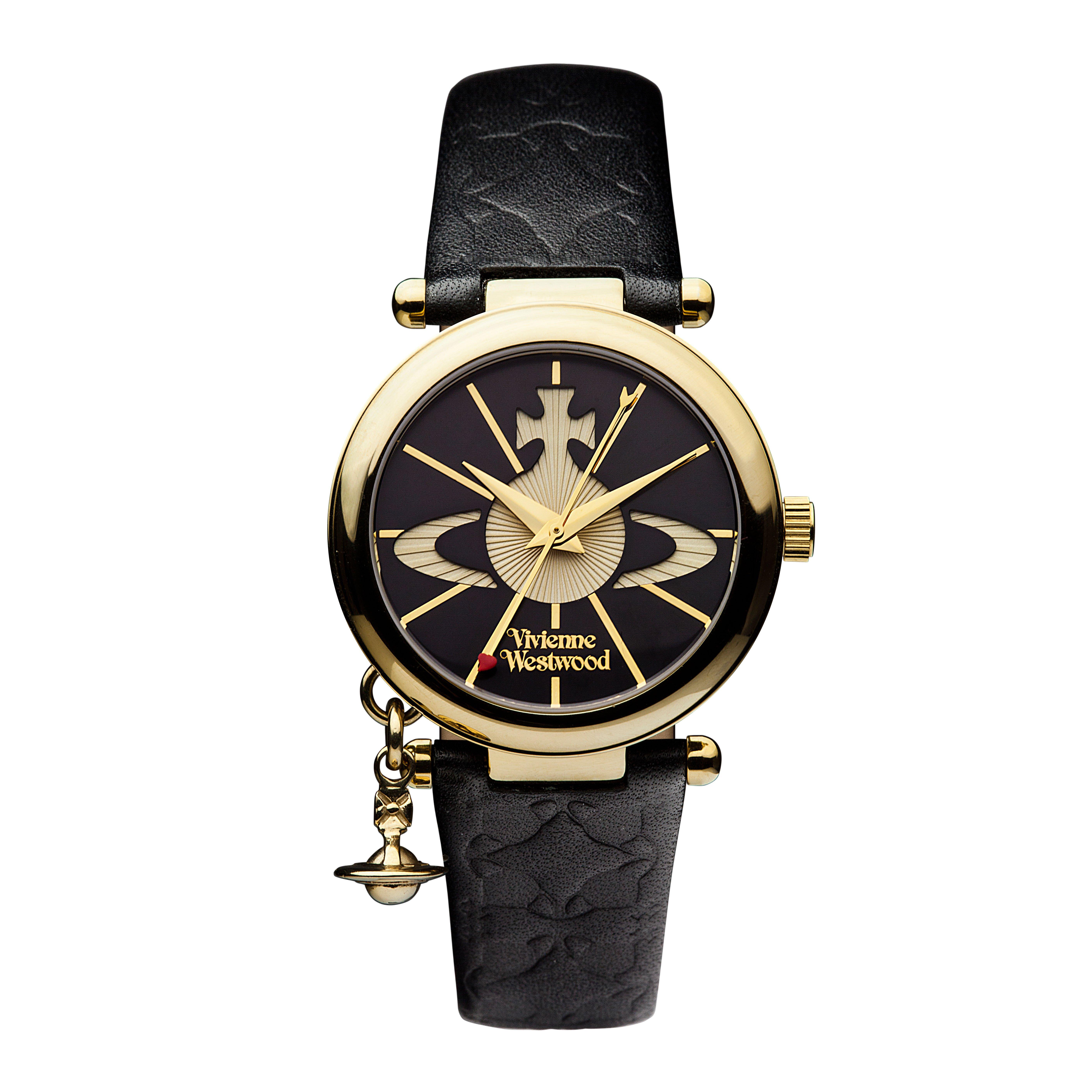 Vivienne Westwood Orb II 32mm Yellow Gold Plated Ladies Watch