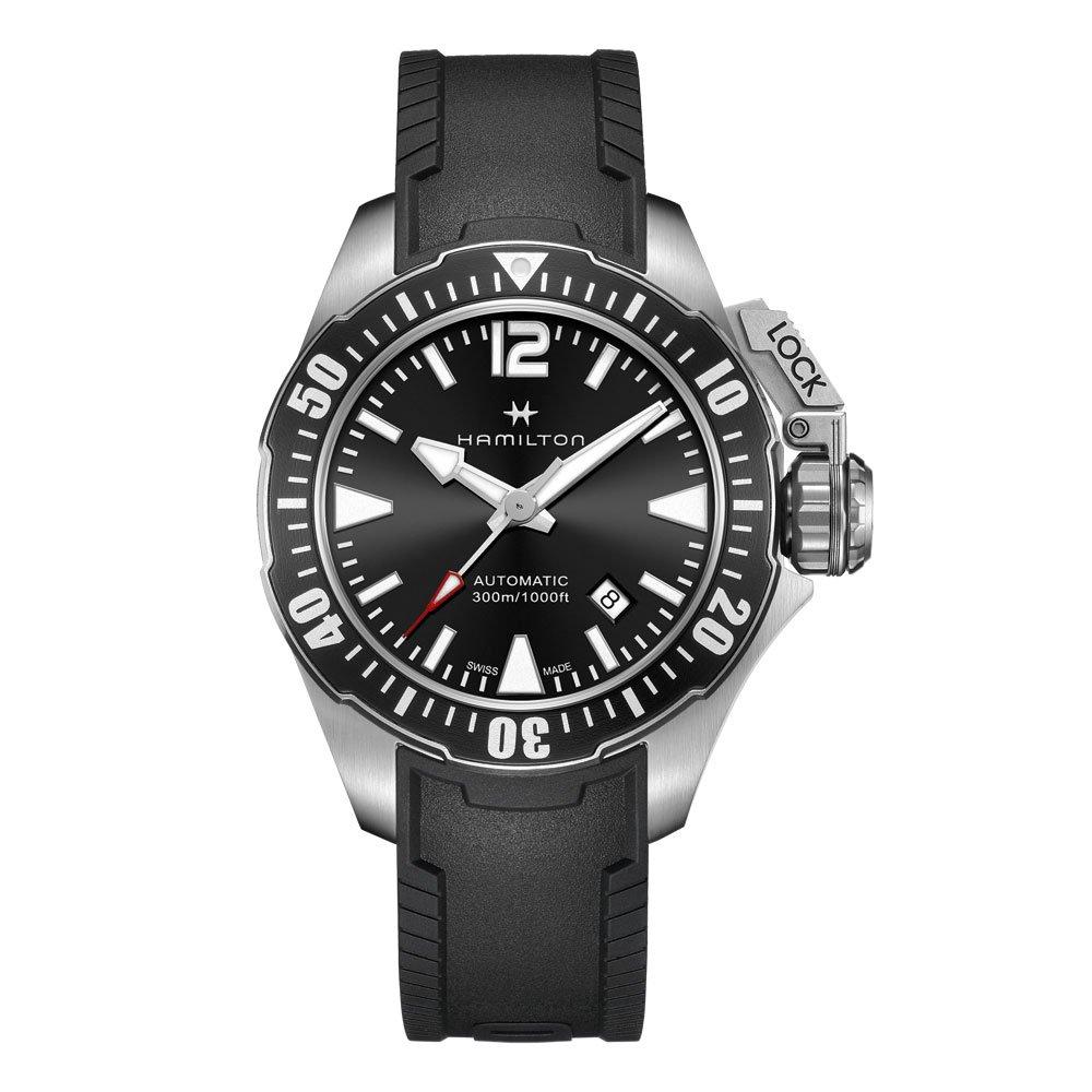 Hamilton Frogman Automatic Men's Watch H77605335 | 42 mm, Black Dial ...