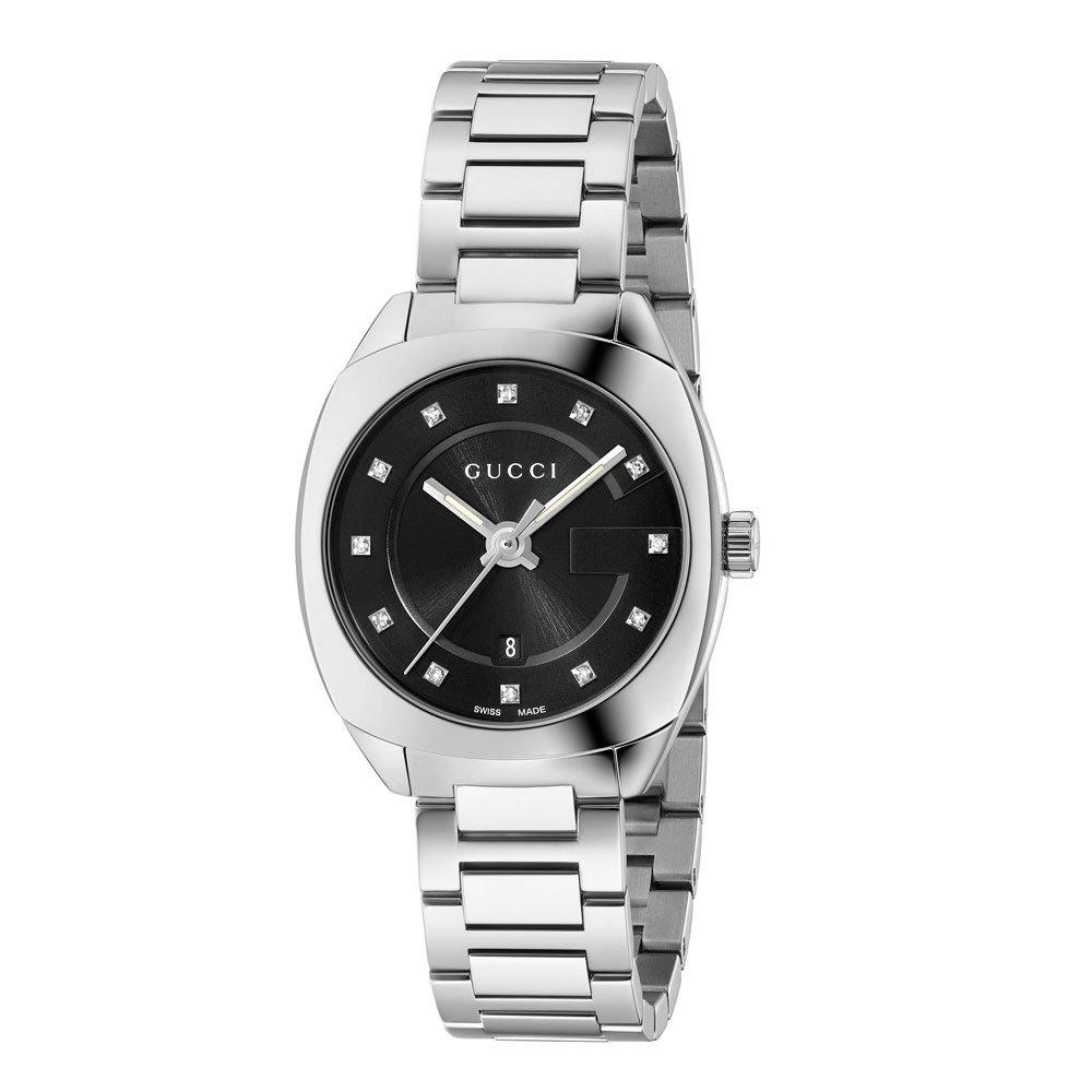 silver gucci watch women's