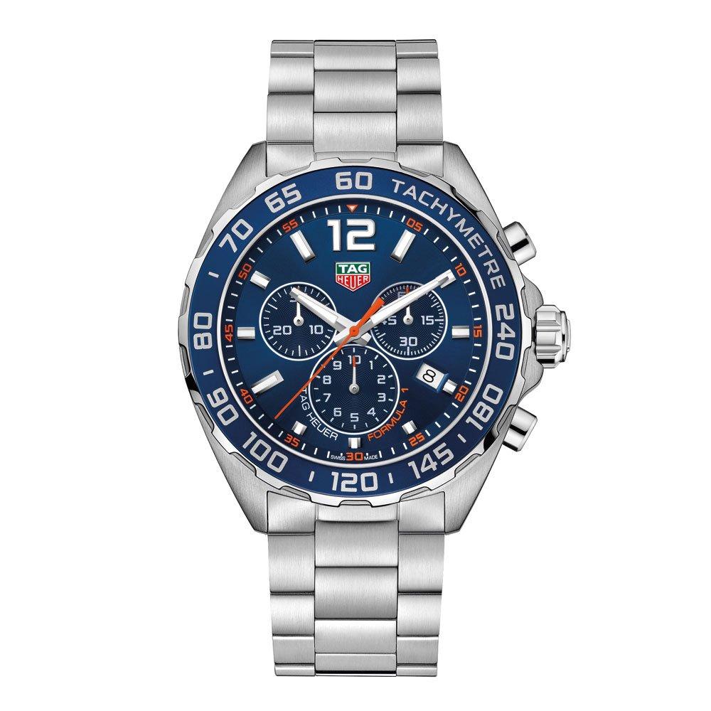 Tag heuer formula 1 blue dial store men's watch