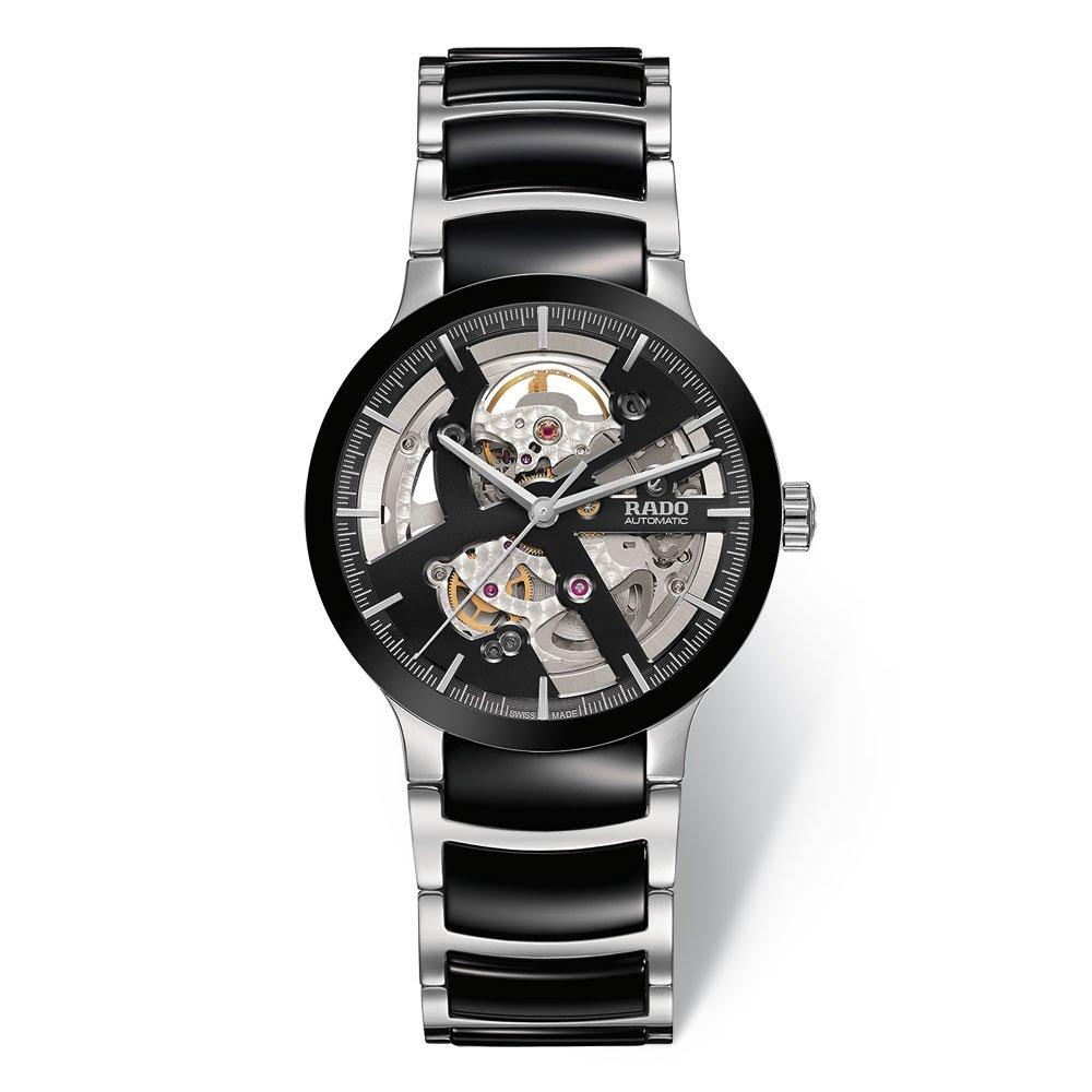 Rado Centrix 38mm High Tech Ceramic Skeleton Automatic Men s Watch R30178152 38 mm Black Dial Beaverbrooks