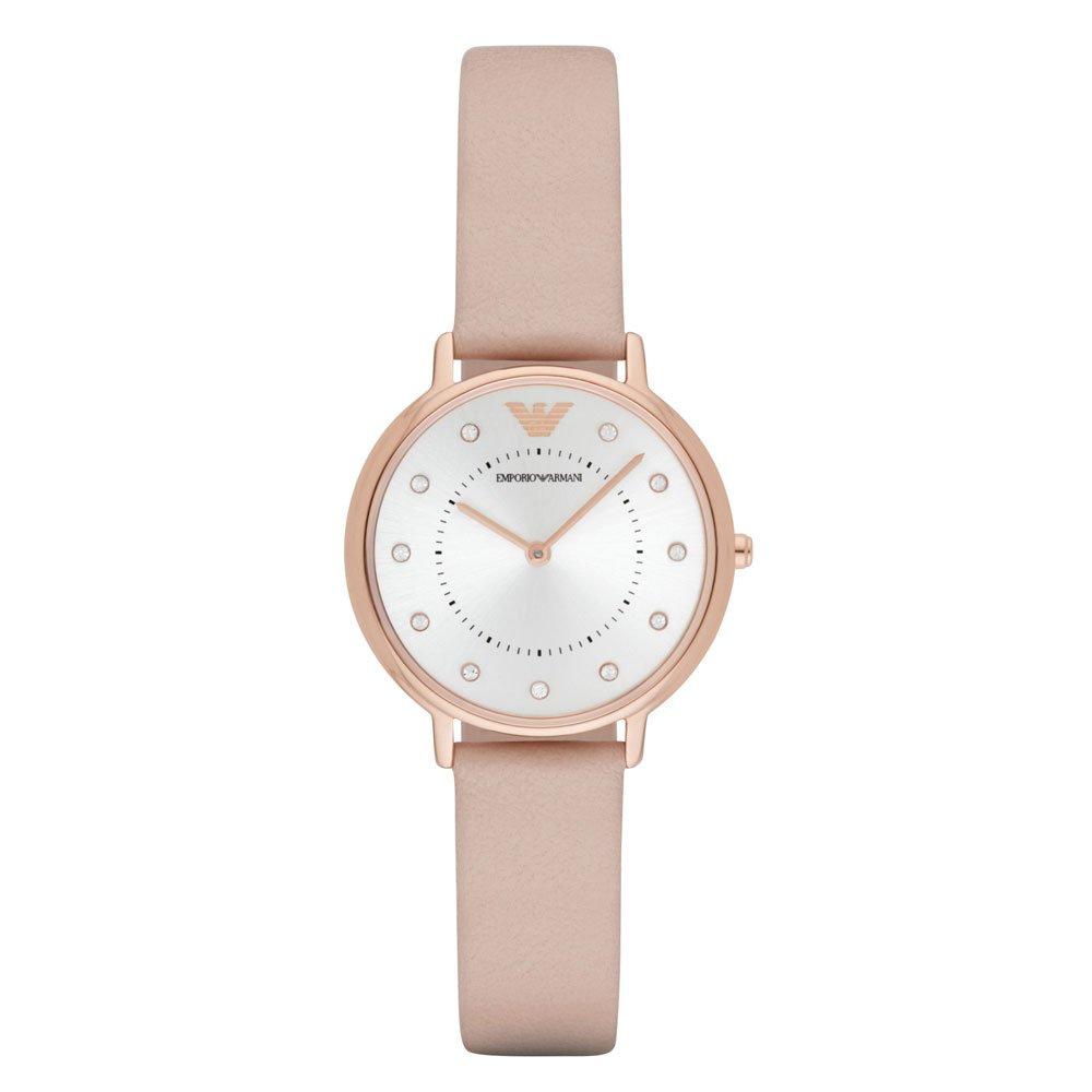 armani rose gold watch