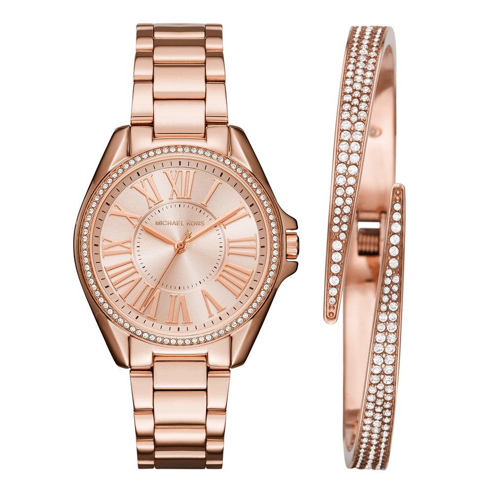 Michael Kors Kacie Rose Gold Tone Crystal Ladies Watch and