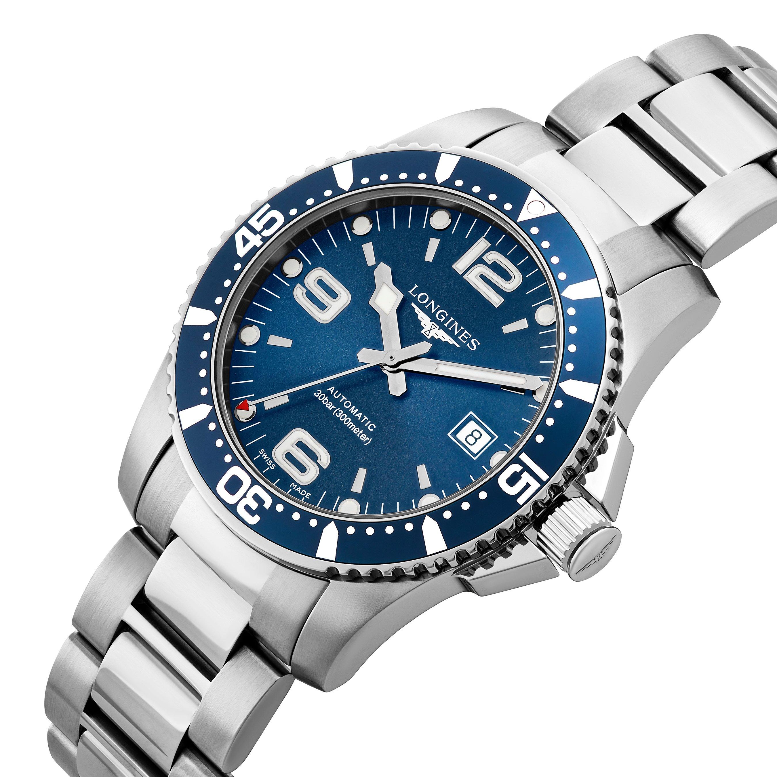 HydroConquest Stainless Steel Automatic Men's Watch