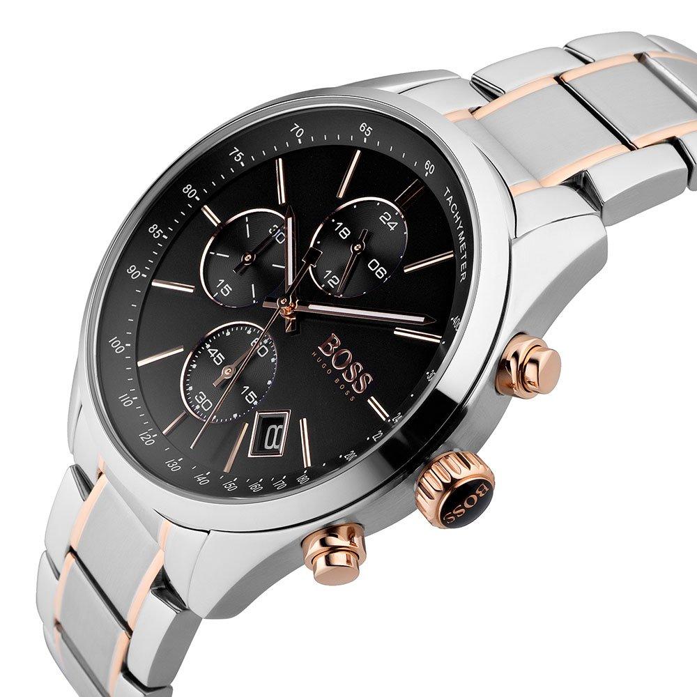 Hugo boss grand prix rose hot sale gold tone chronograph men's watch