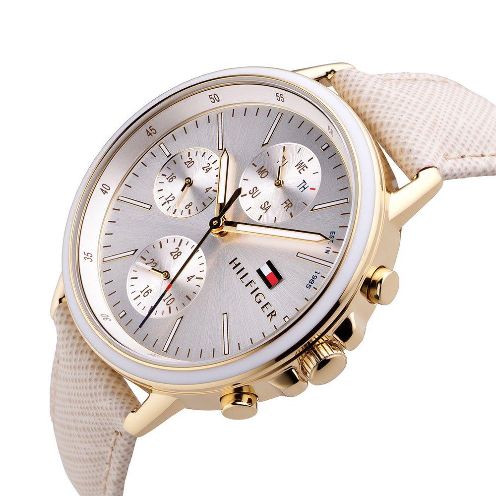 Tommy Hilfiger Carly Watch | 40 mm, White Dial |