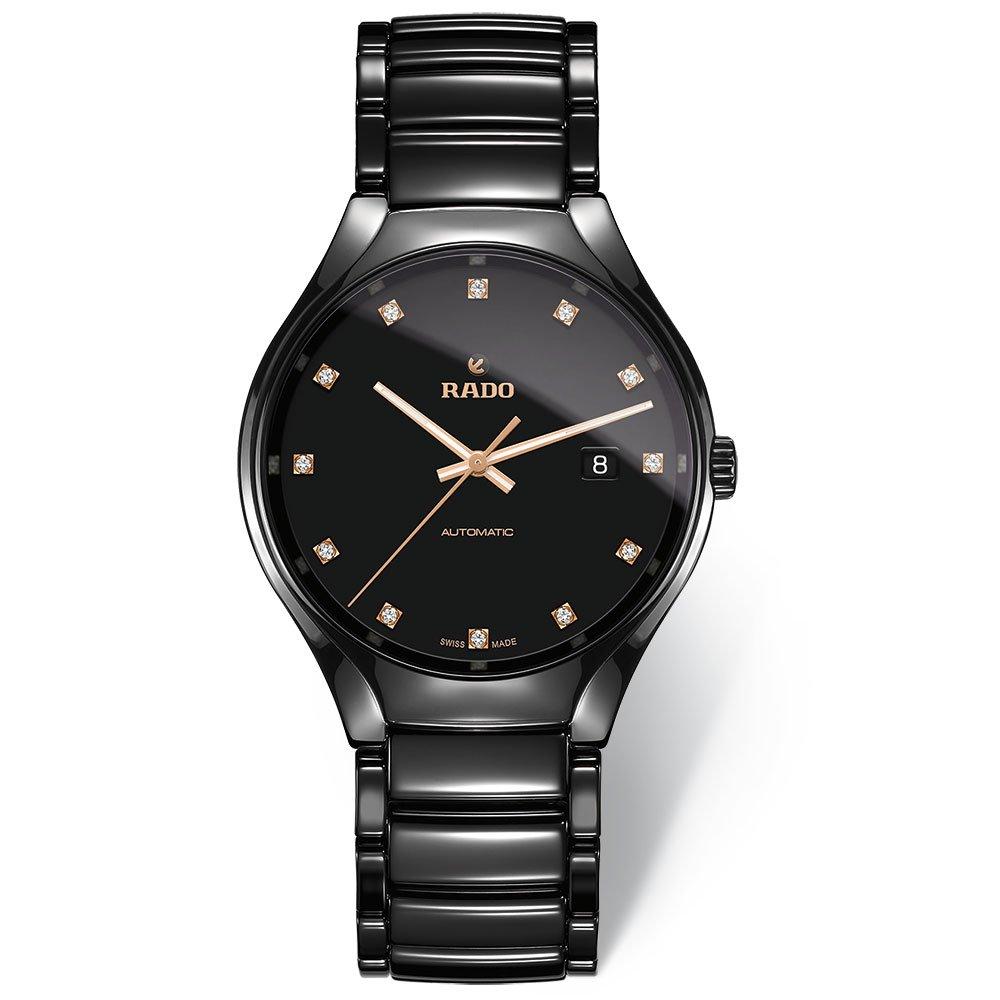 Rado watch women's black dial black chain hotsell