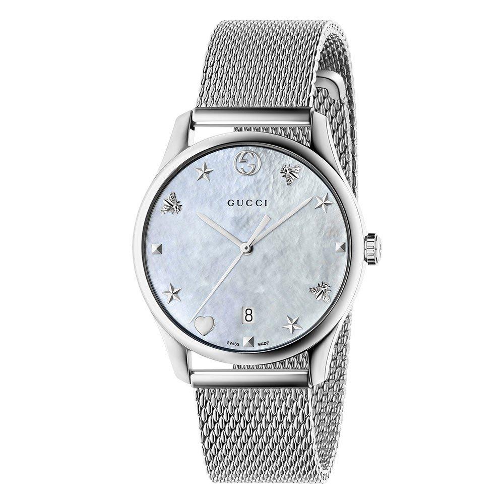 Gucci G Timeless Watch YA1264040 36 mm Mother of Pearl Dial