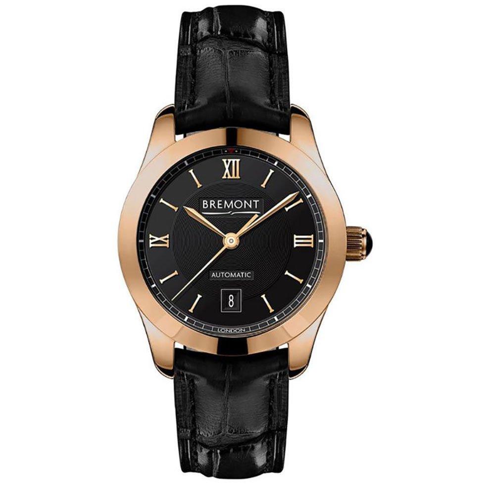 Bremont Solo 32 LC 18ct Rose Gold Automatic Ladies Watch SOLO 32 LC RG BK 32 mm Black Dial Beaverbrooks