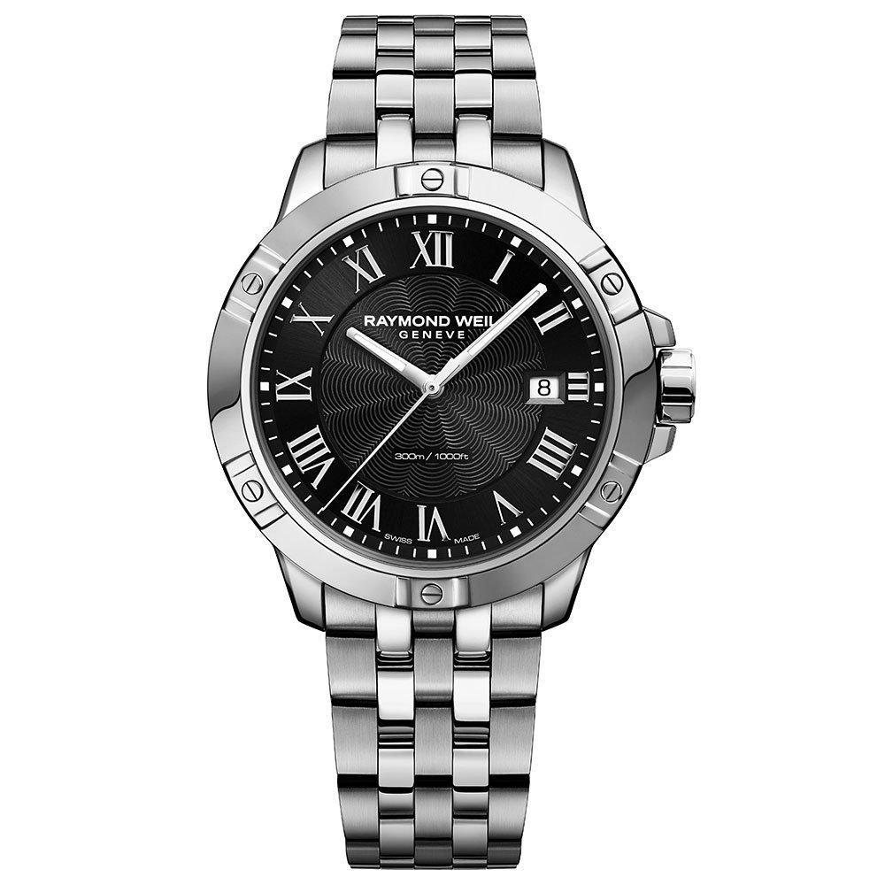 Raymond weil tango discount black dial men's watch