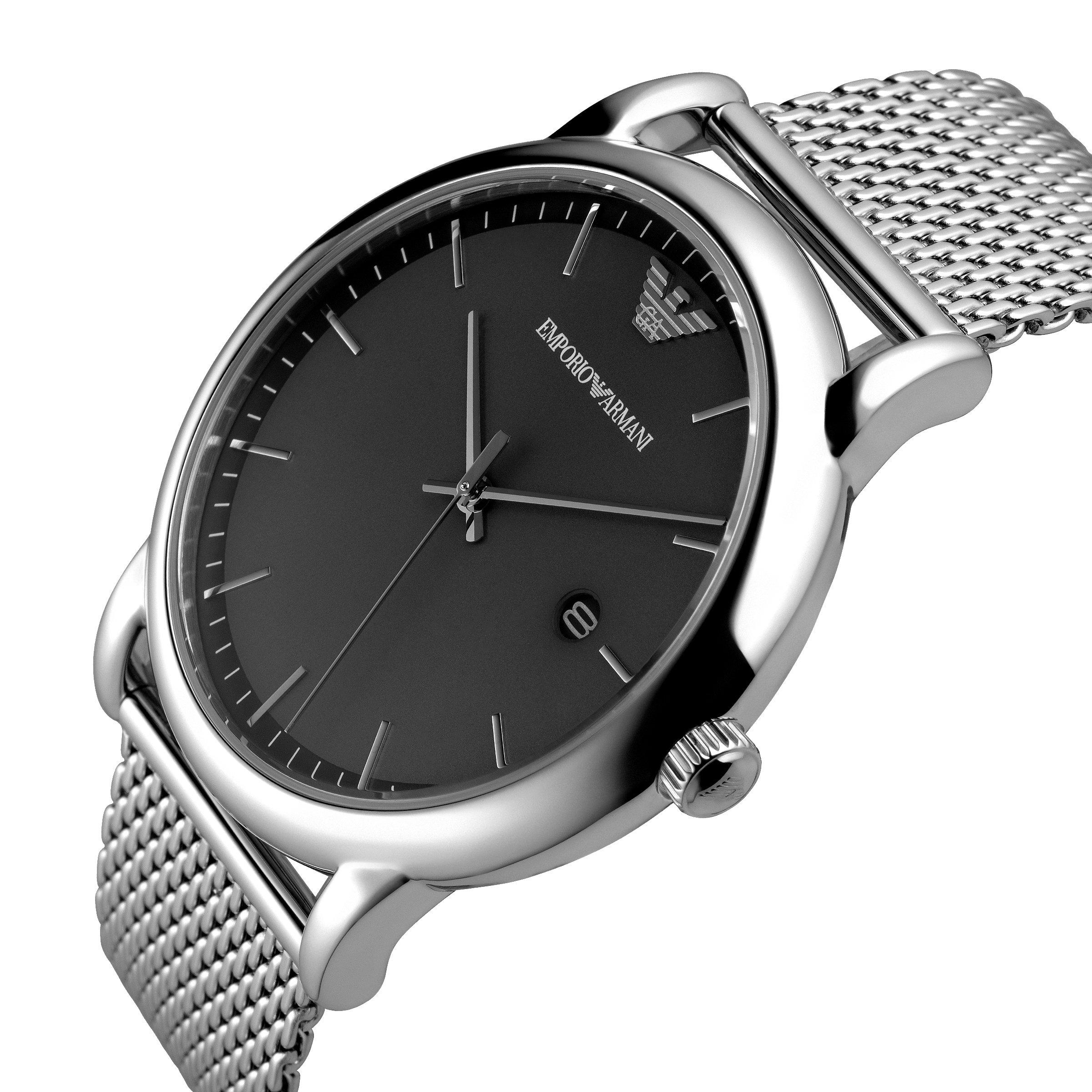 Emporio Armani Men's Watch AR11069 | 43 mm, Grey Dial | Beaverbrooks