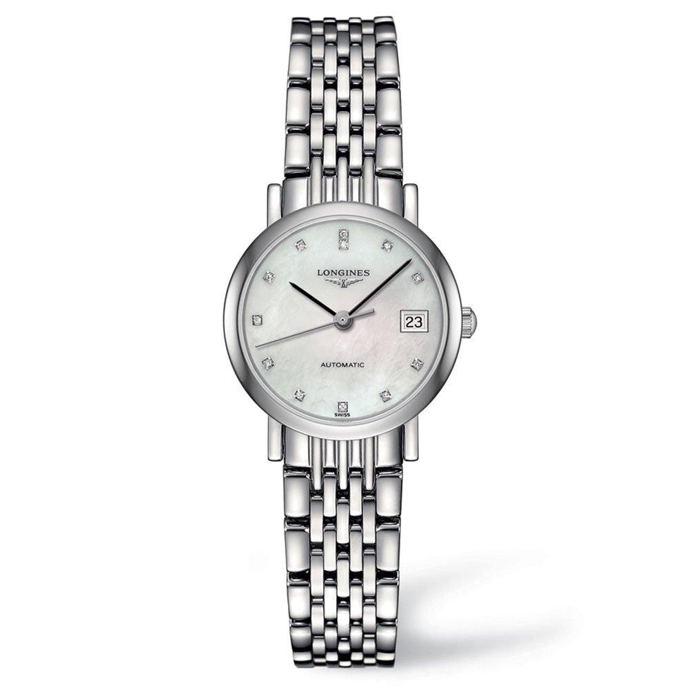 Longines Elegant Diamond Automatic Ladies Watch L43094876 25.5mm