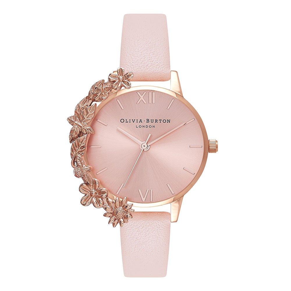 Olivia Burton Case Cuff Rose Gold Plated Ladies Watch OB16CB11 30 mm Rose Gold Dial Beaverbrooks