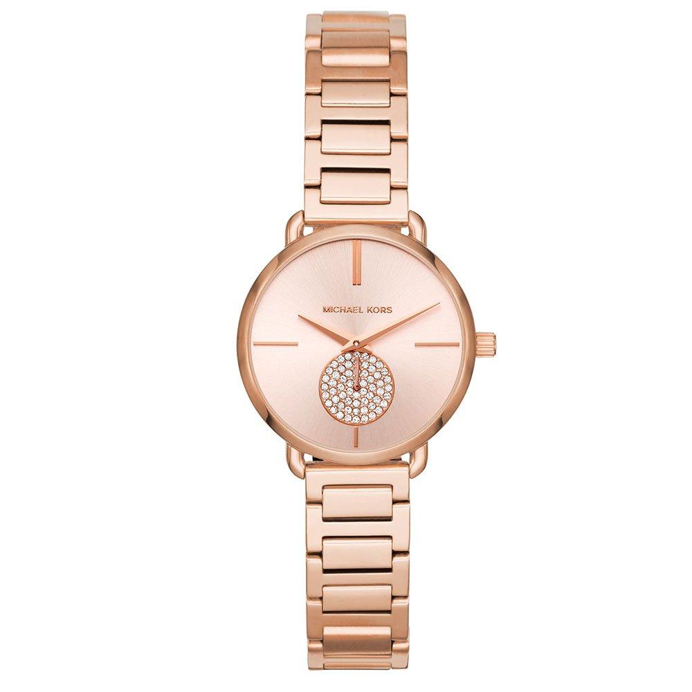 michael kors ladies watches silver and rose gold