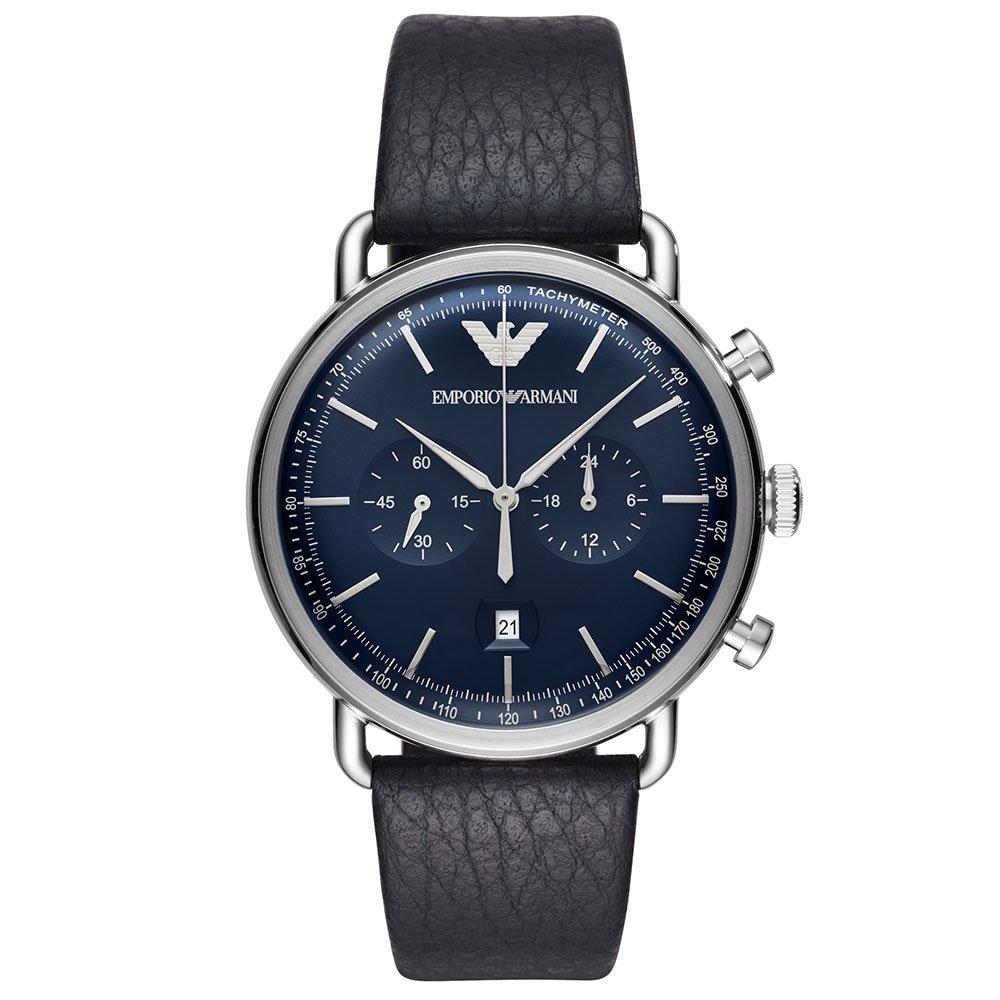 Emporio Armani Chronograph Men's Watch AR11105 | 43 mm, Blue Dial ...