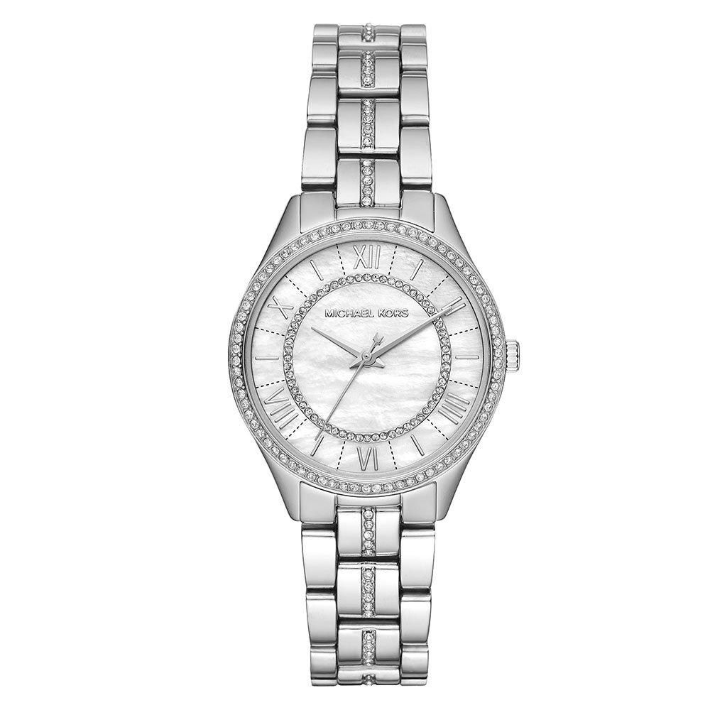 michael kors silver sparkle watch