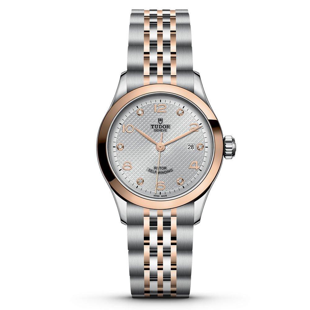 Tudor 1926 28 Steel and Rose Gold Diamond Automatic Ladies Watch