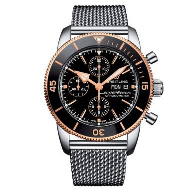 Breitling Superocean Heritage II Stainless Steel and Rose Gold Automatic Chronograph Men’s Watch