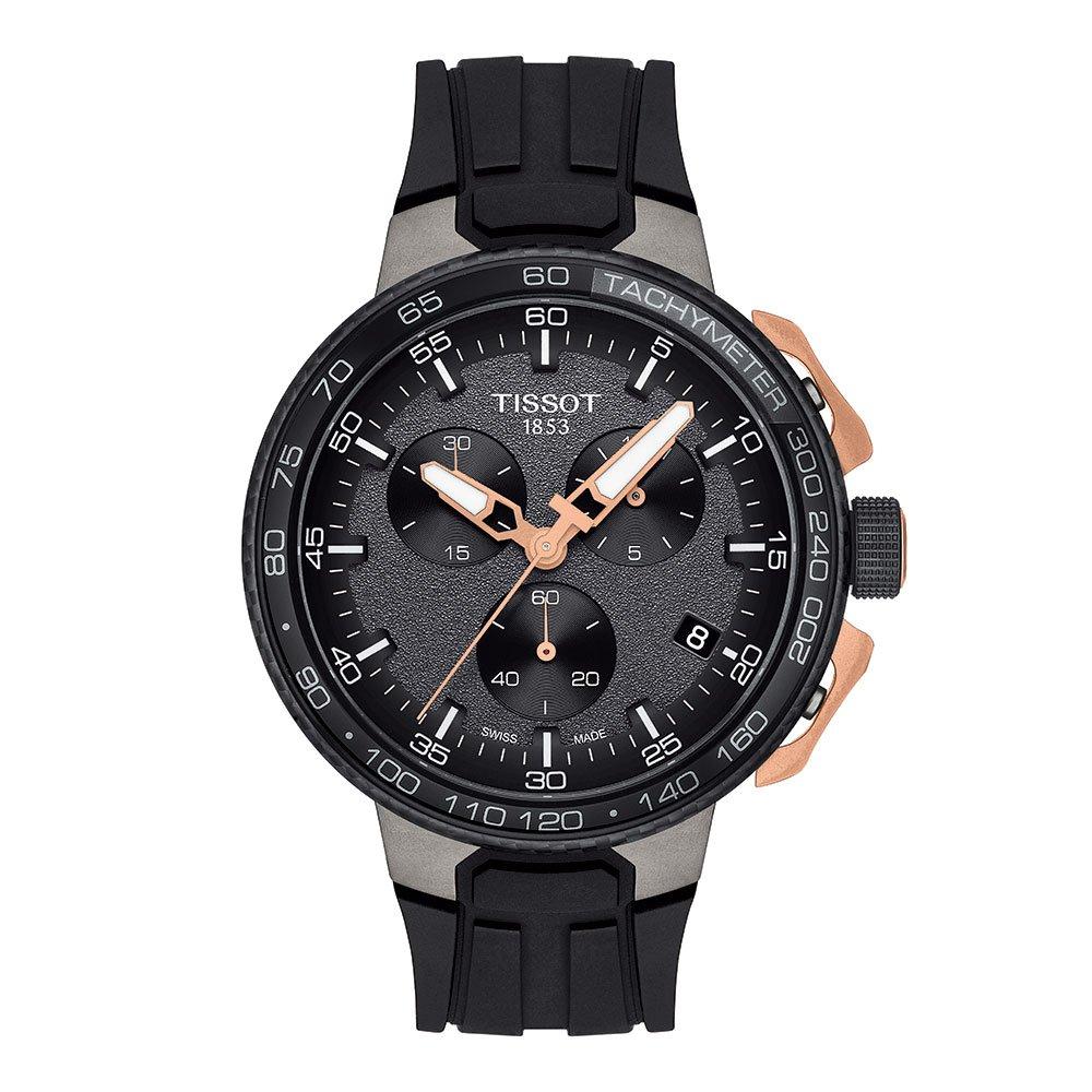 Tissot T Race Cycling Rose Gold Plated and Black Steel Chronograph