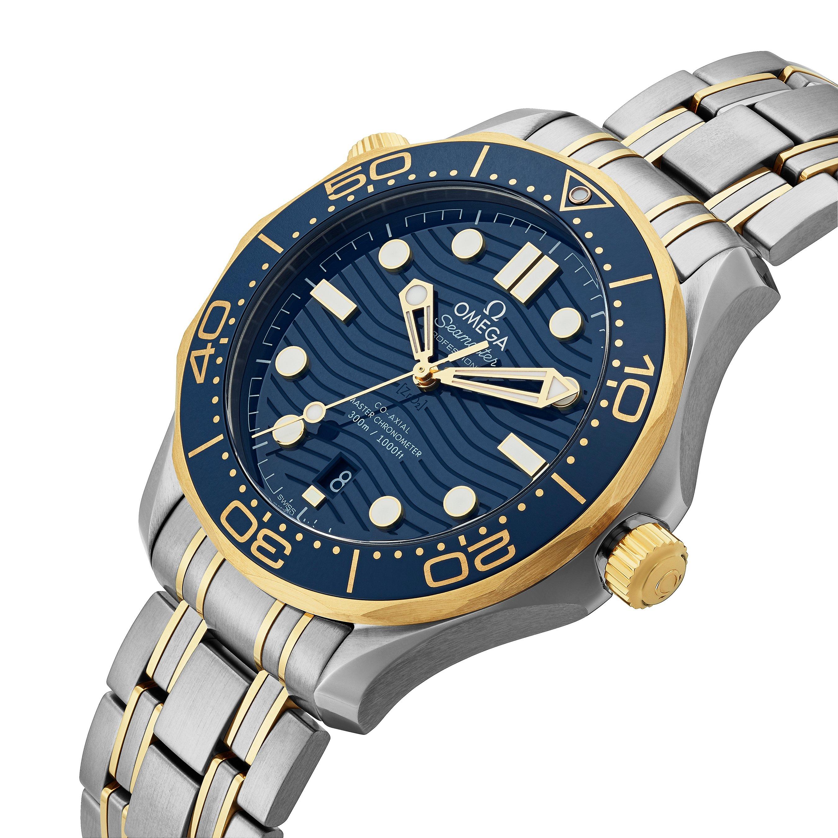 Omega seamaster yellow gold hot sale