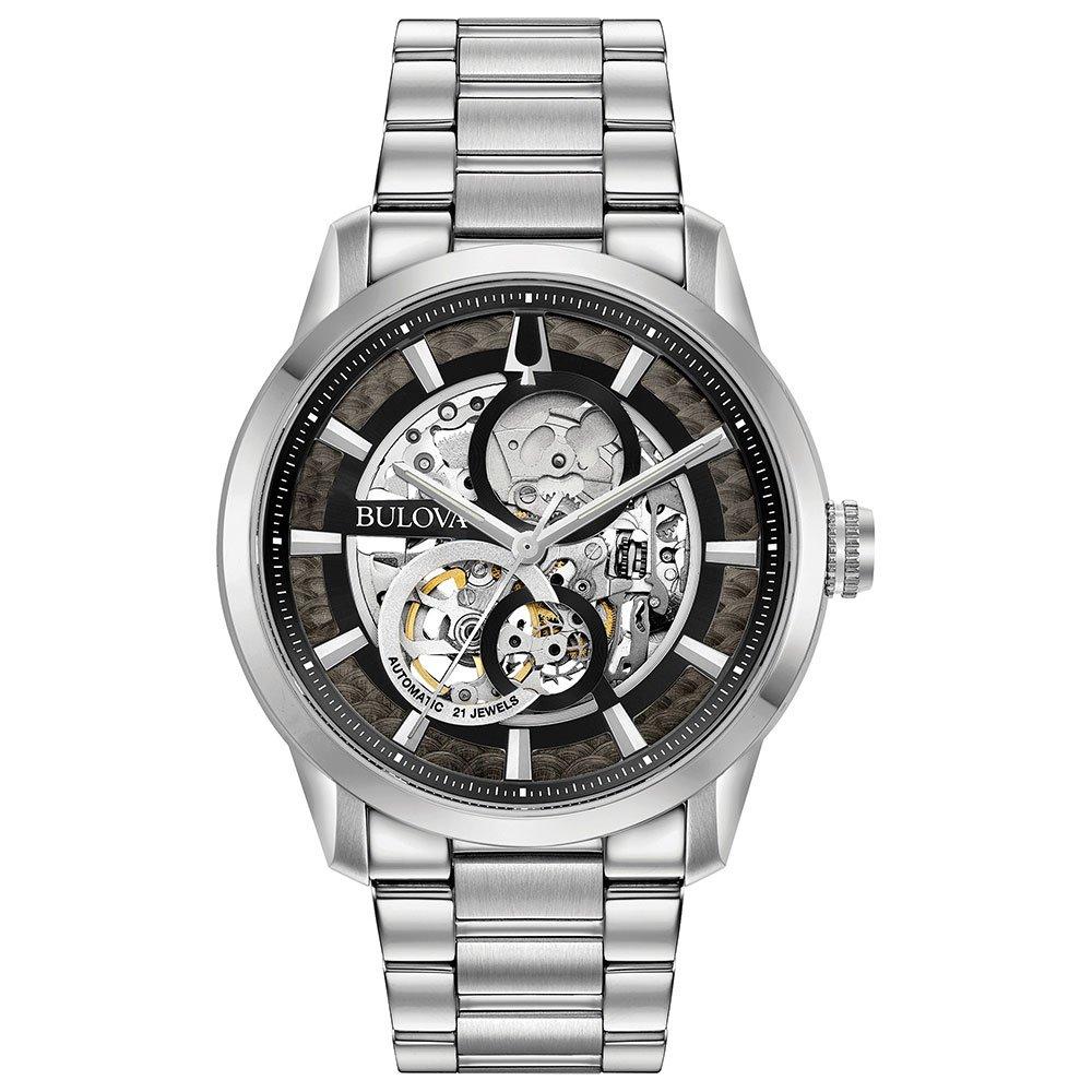 Bulova skeleton watch gold sale