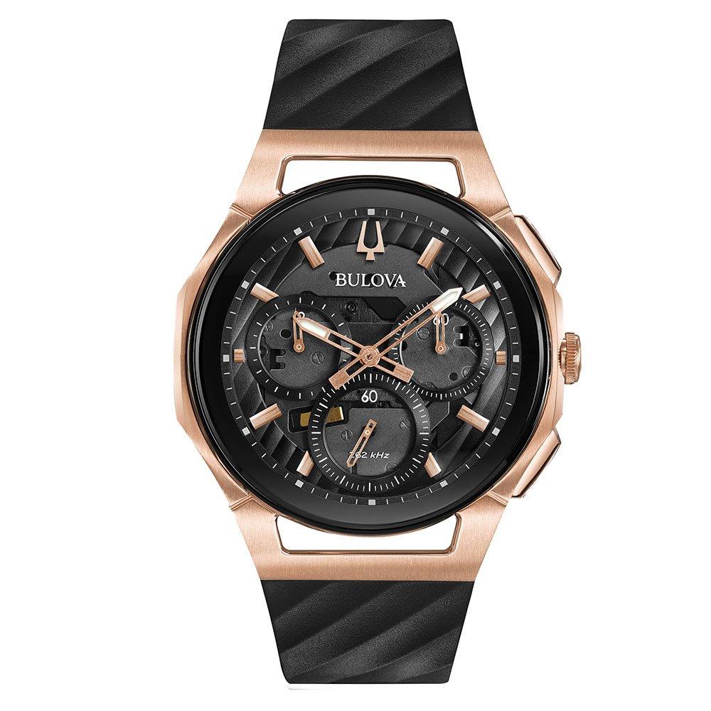 Two tone bulova watch on sale men's