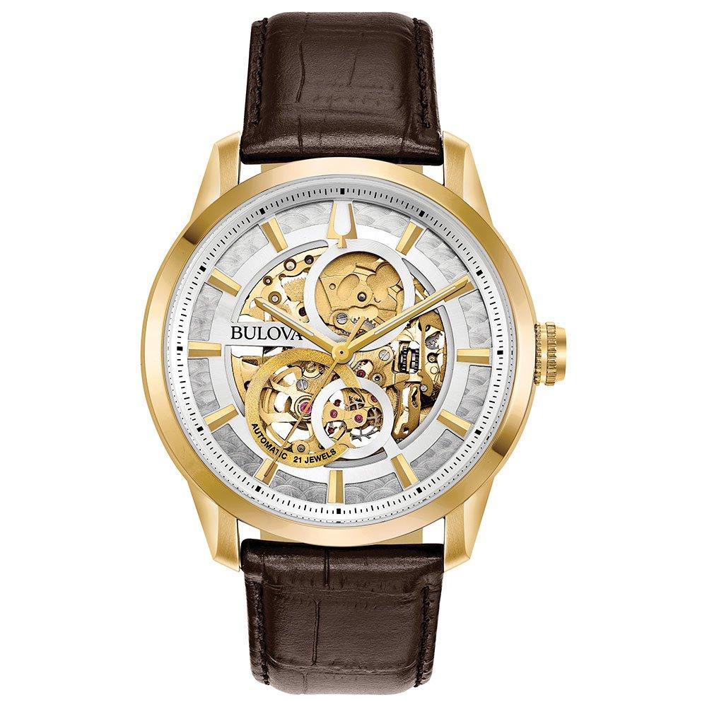 Bulova gold discount tone men's watch