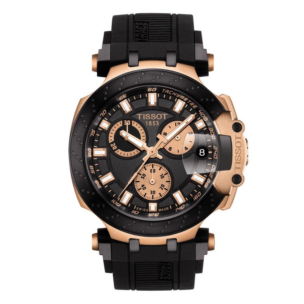 Tissot gold and black watch new arrivals