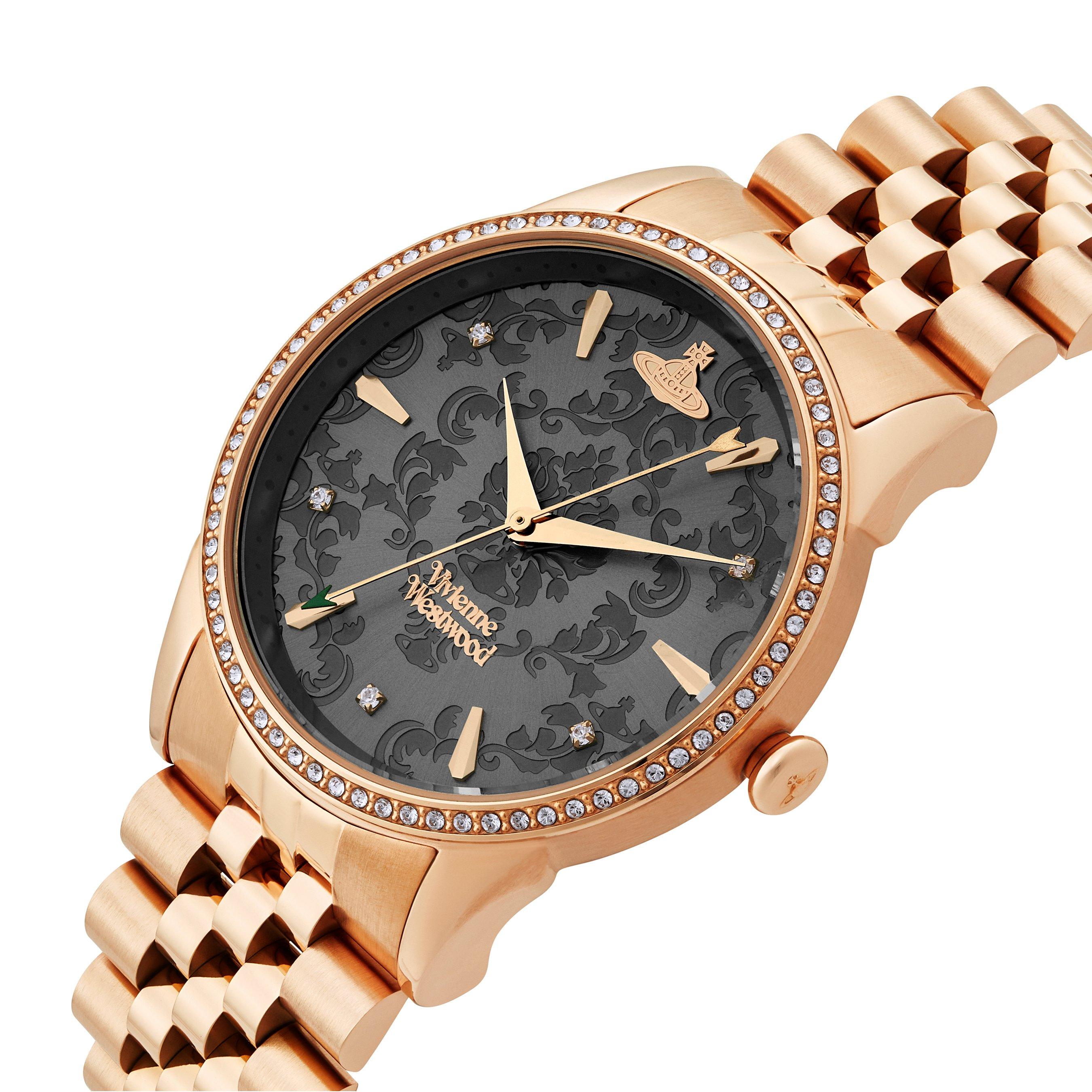 Vivienne Westwood Wallace 37mm Rose Gold Tone Ladies Watch
