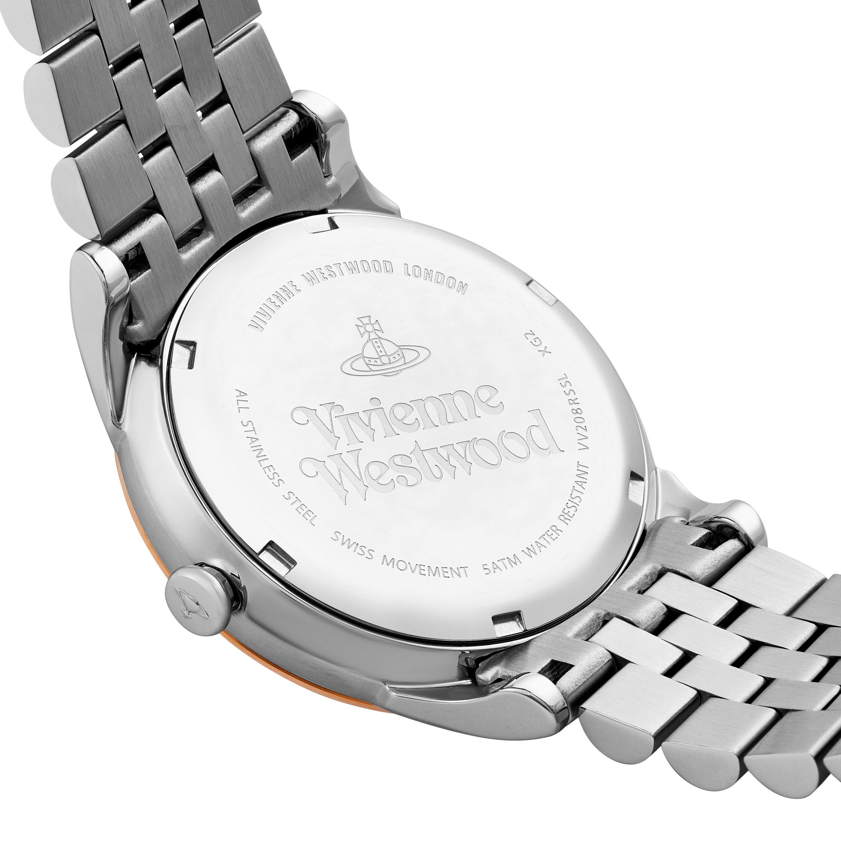 Vivienne Westwood Wallace 37mm Stainless Steel and Rose Gold Tone Ladies Watch
