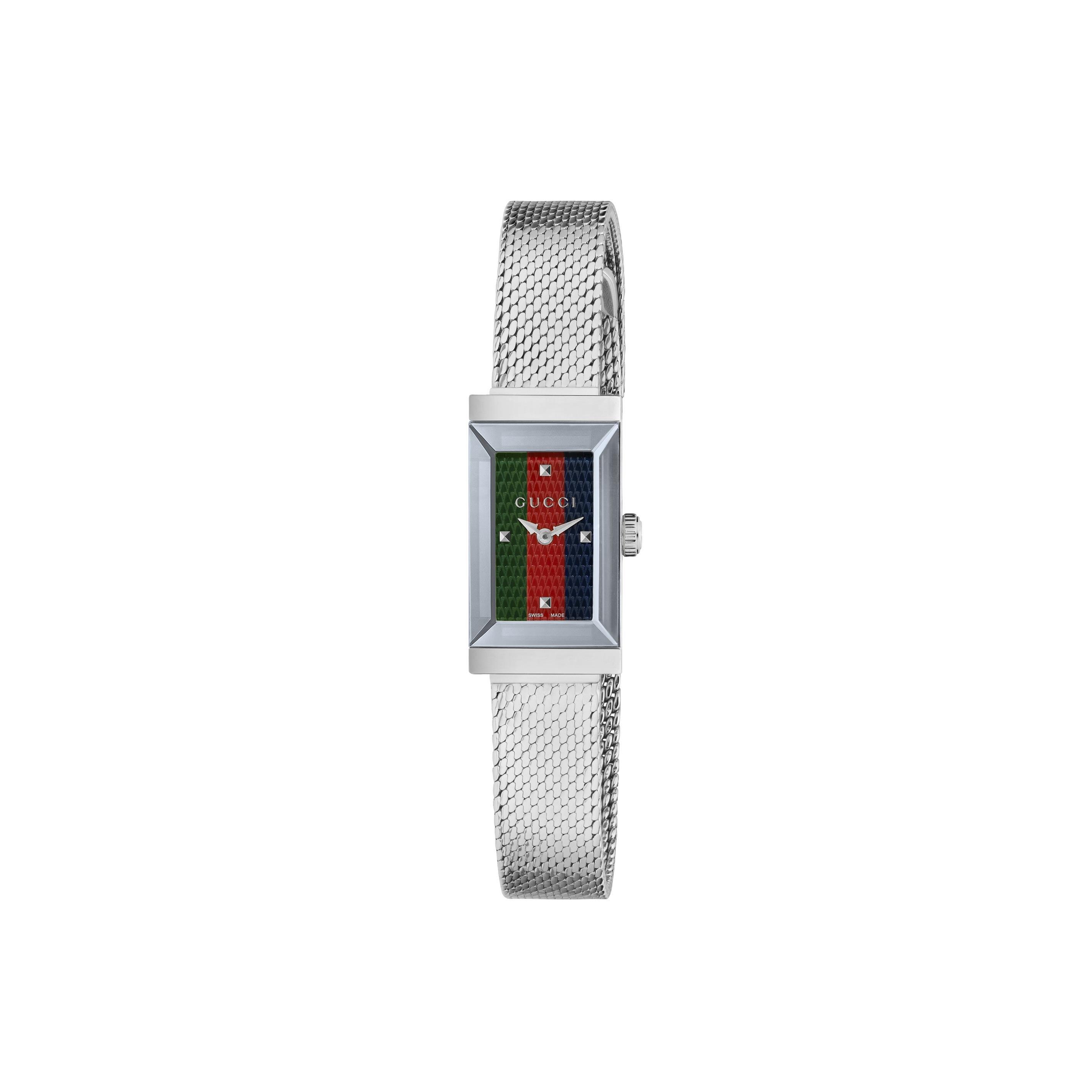 Gucci G Frame Stainless Steel Quartz Ladies Watch YA147510 25 mm