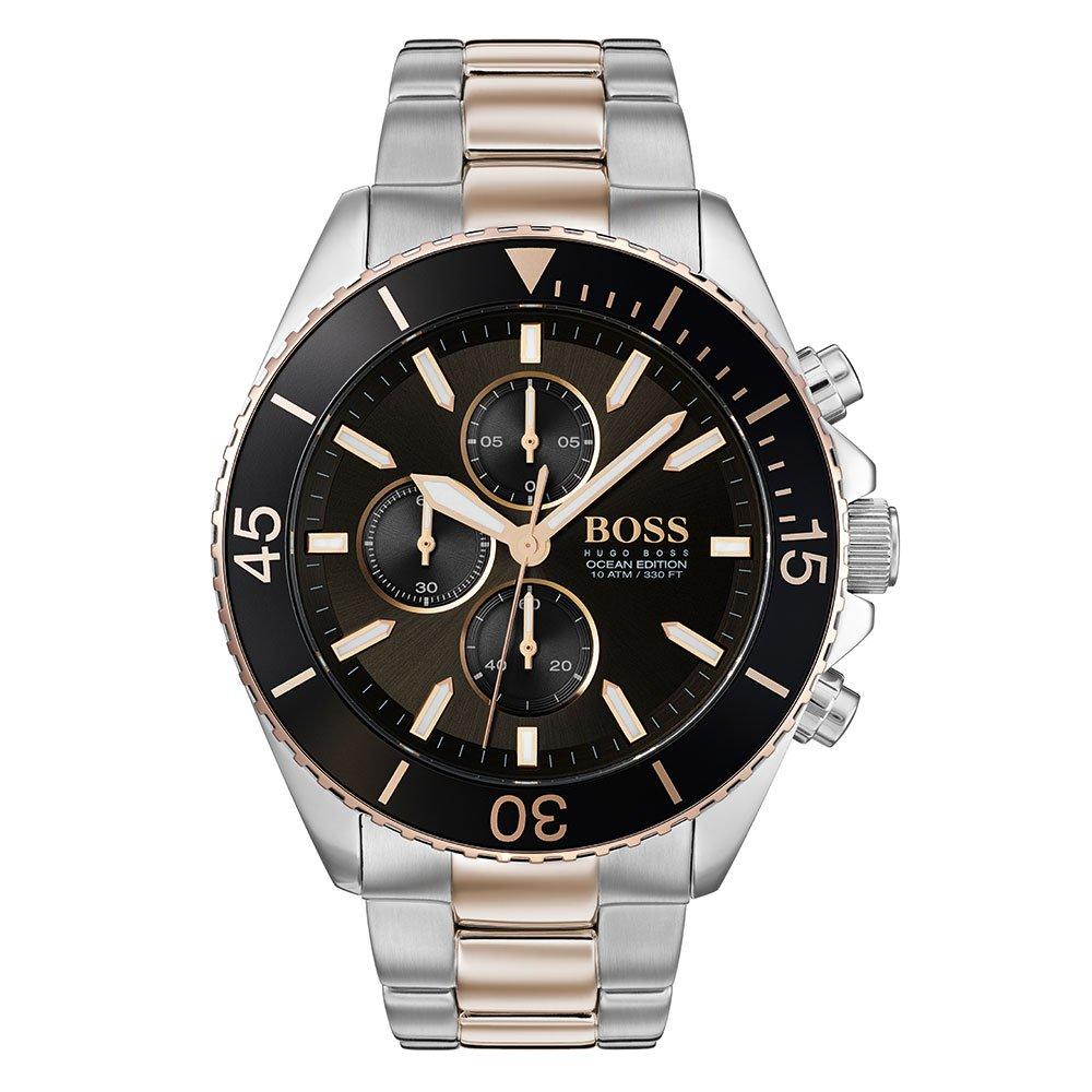 hugo boss gold plated mens watch