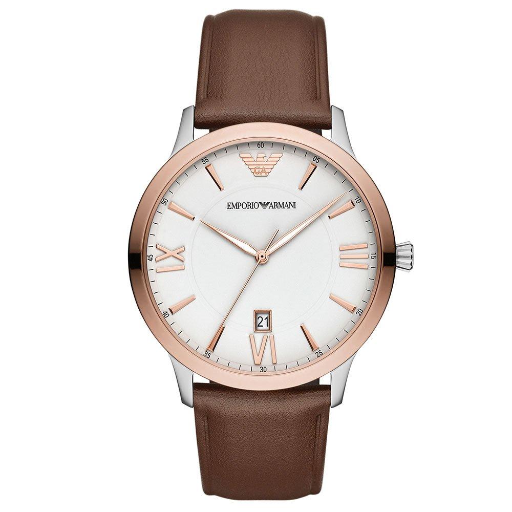 Steel and Rose Gold Tone Men s Watch