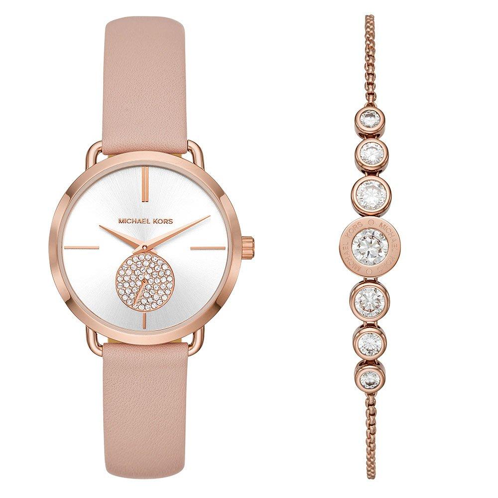 Michael kors watch and bangle set best sale