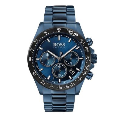 BOSS Hero Sport Lux Blue Ion Plated Men's Watch 1513758 | 45 mm, Blue ...