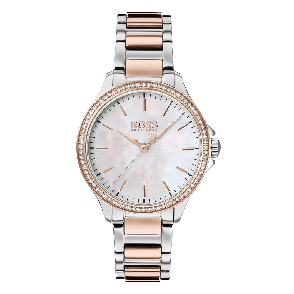 hugo boss ladies silver watch