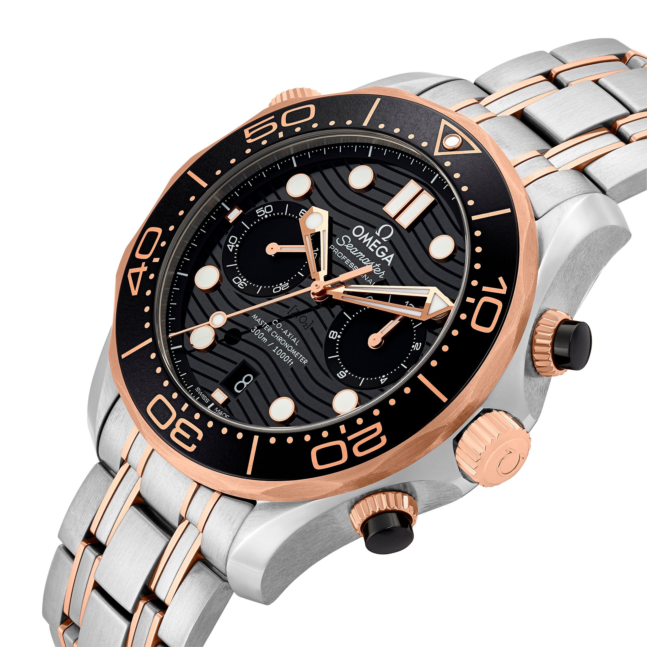 Omega seamaster clearance 300m rose gold