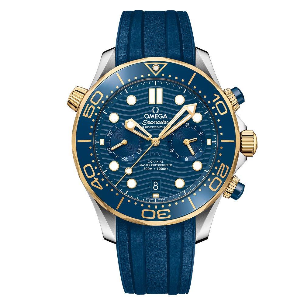 Omega seamaster diver 300m automatic chronograph men's discount watch