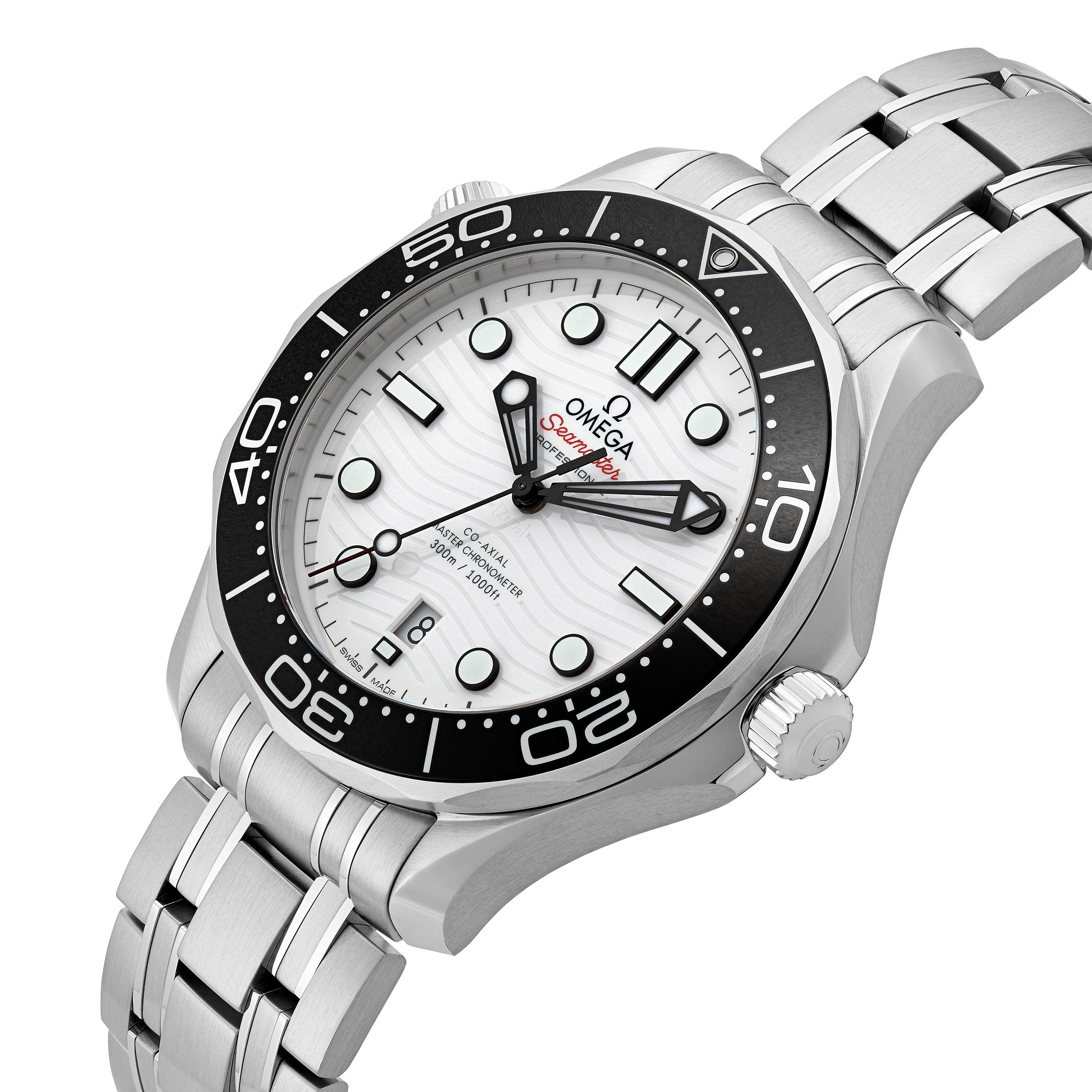 Omega seamaster white dial on sale 2019