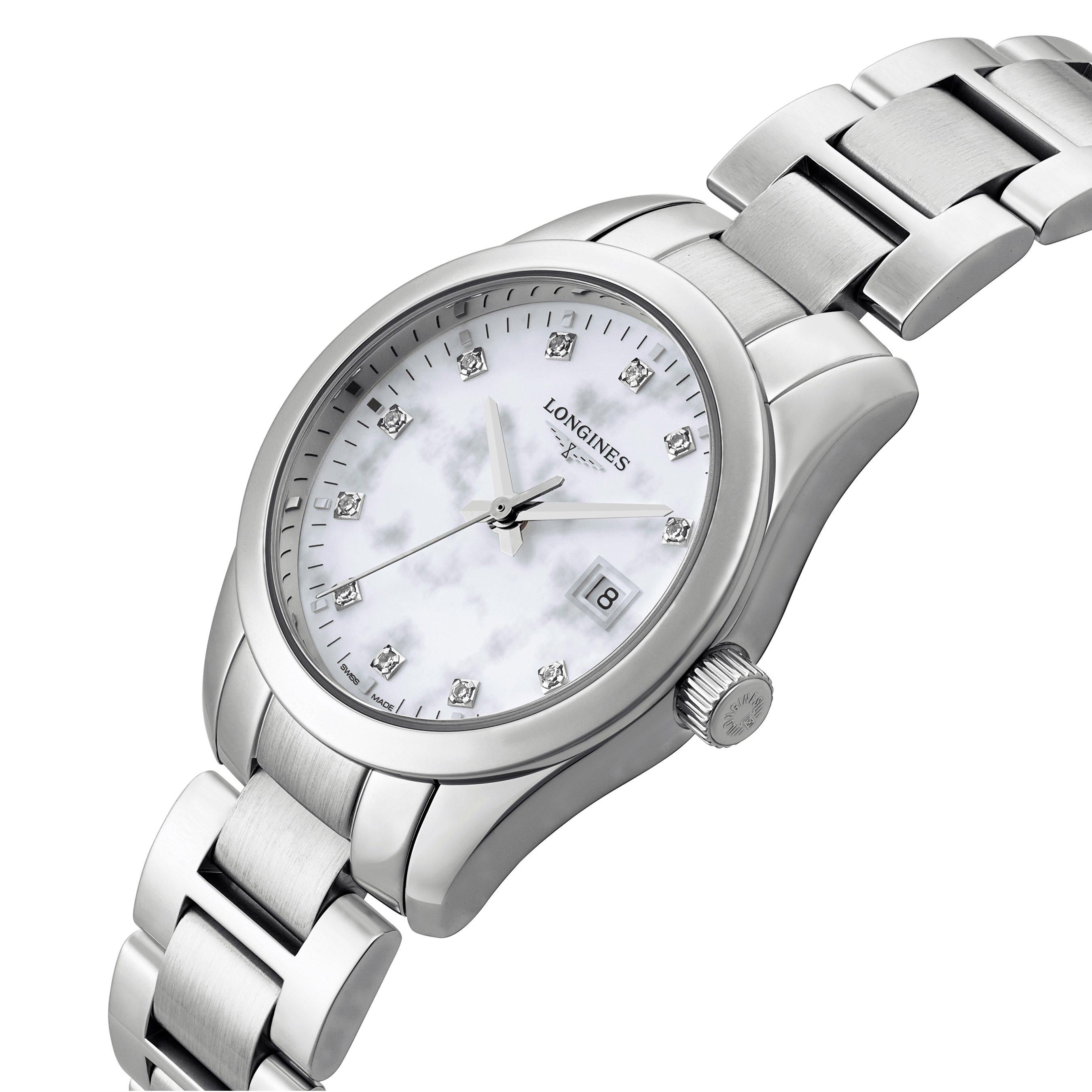 Longines Conquest Classic Diamond Ladies Watch L22864876 | 29.5 mm