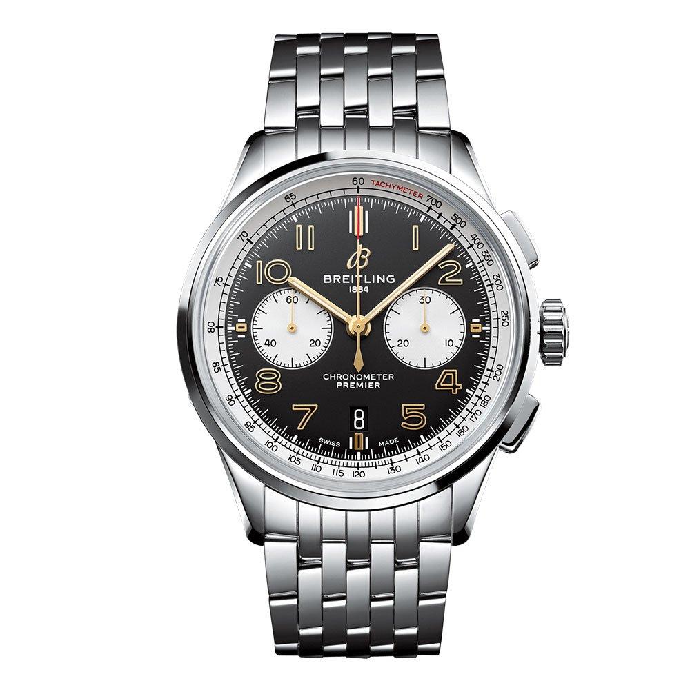 Breitling Premier B01 Chronograph 42 Norton Edition Automatic Men s Watch AB0118A21B1A1 42 mm Black Dial Beaverbrooks