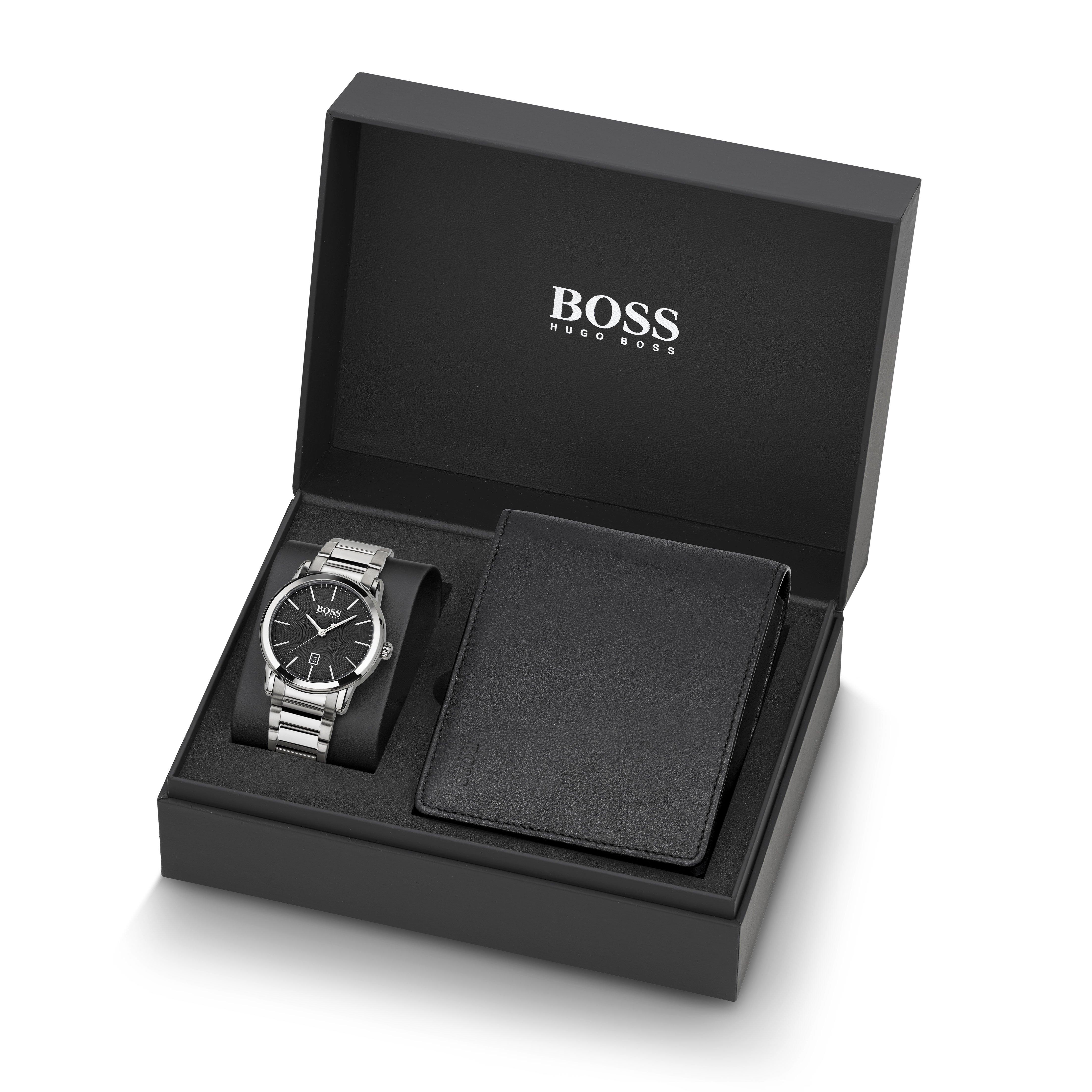 Hugo boss watch cufflink set hotsell