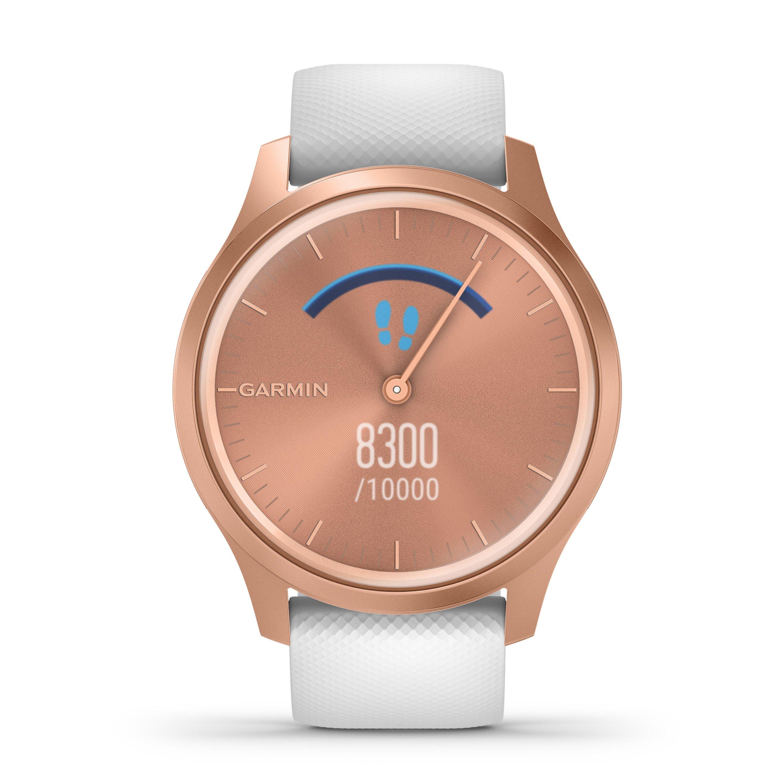 Garmin Vivomove Style Rose Gold Plated Smartwatch 010-02240-00 | 42 mm ...