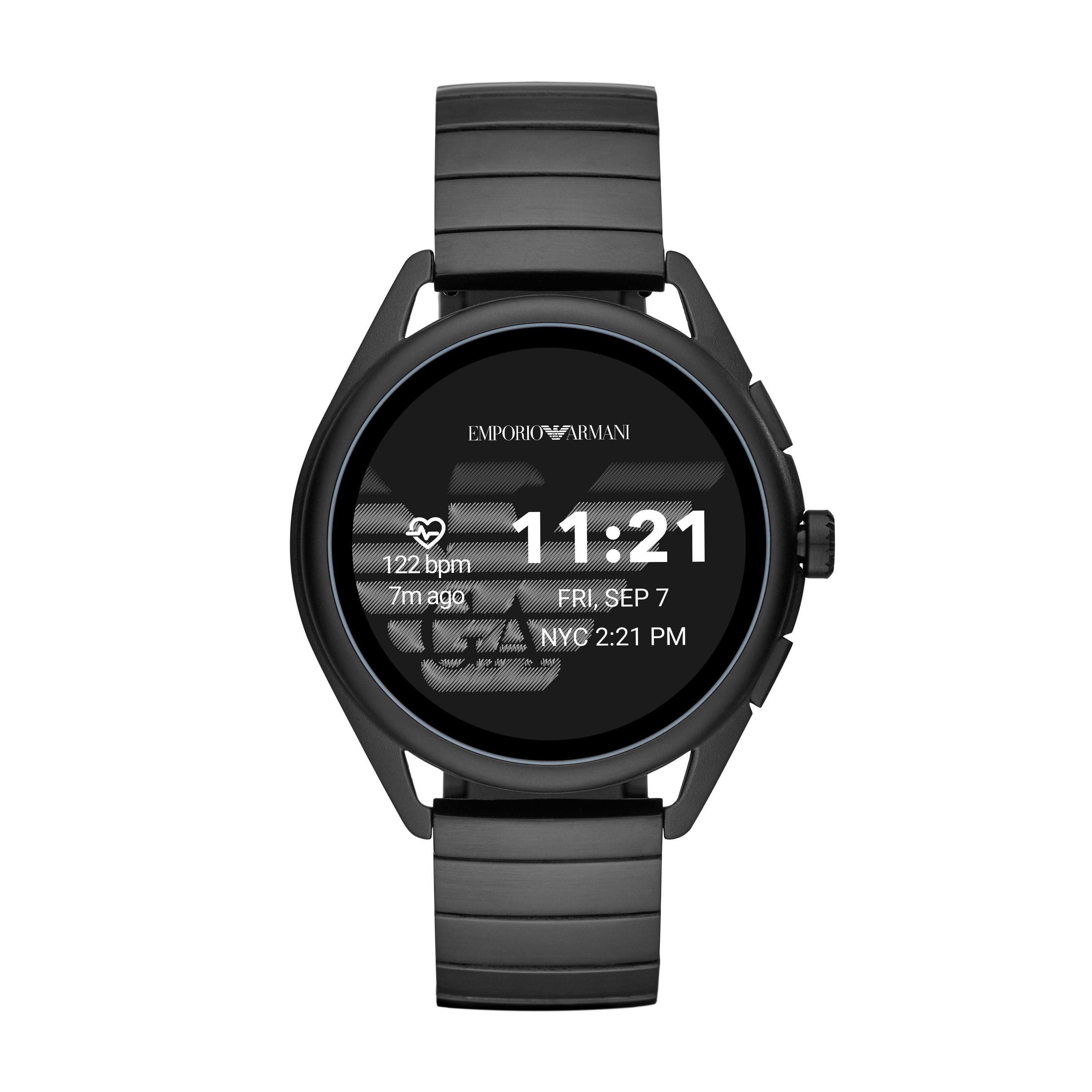 Armani smartwatch hot sale mens