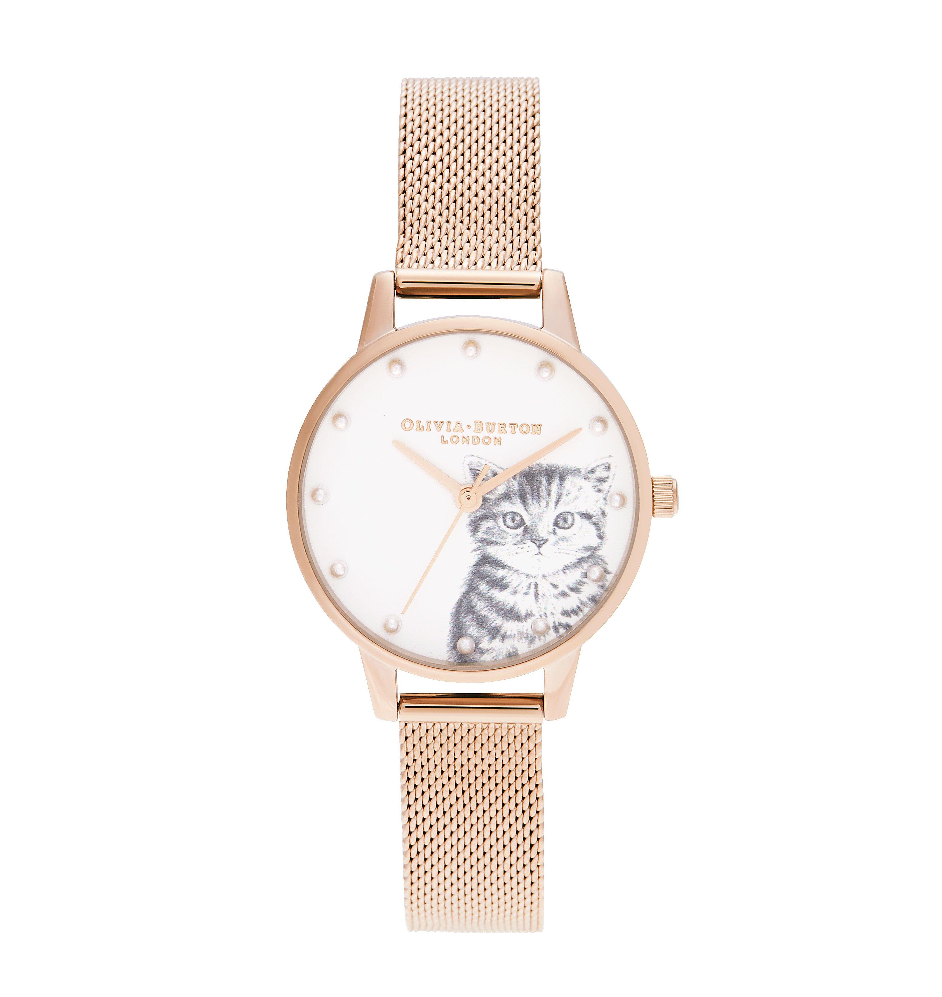 Olivia burton cheap cat watch